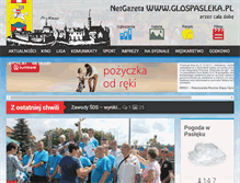 Tablet Screenshot of glospasleka.pl